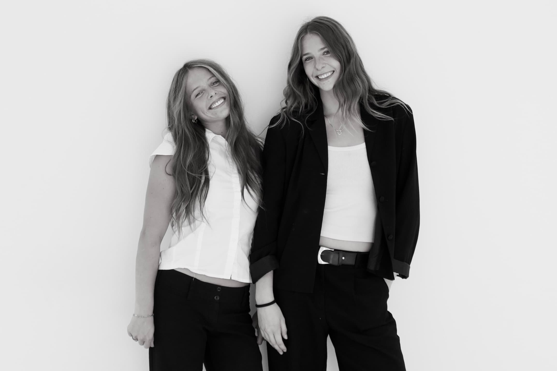 Lexi and Maddy, the founders of Marie Kate Events, standing side by side